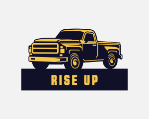 Pick Up Truck Transportation logo design