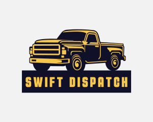 Pick Up Truck Transportation logo design