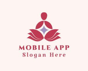 Lotus Flower Meditation  Logo