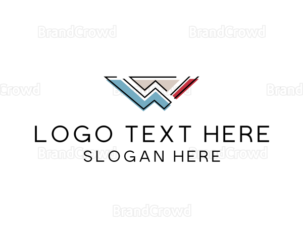 Creative Studio Letter W Logo