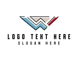 Digital Marketing - Digital Marketing Letter W logo design