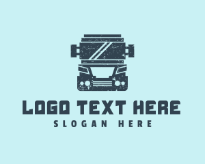 Shipping Service - Trucking Automotive Delivery logo design