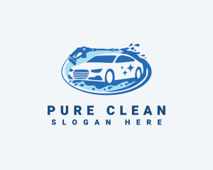 Car Pressure Washing logo design