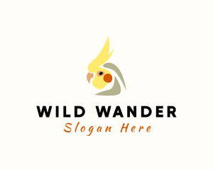 Wild Cockatiel Bird logo design