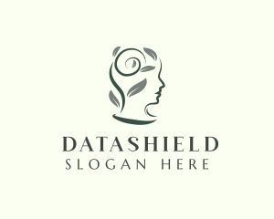 Holistic - Mental Health Leaf logo design