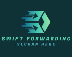 Forwarding Arrow Express logo design