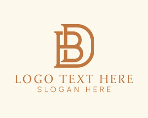 Letter Db - Elegant Finance Institution logo design