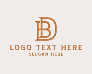 Letter Bd - Elegant Finance Firm logo design