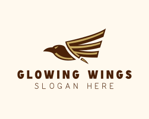 Bronze Eagle Wings  logo design