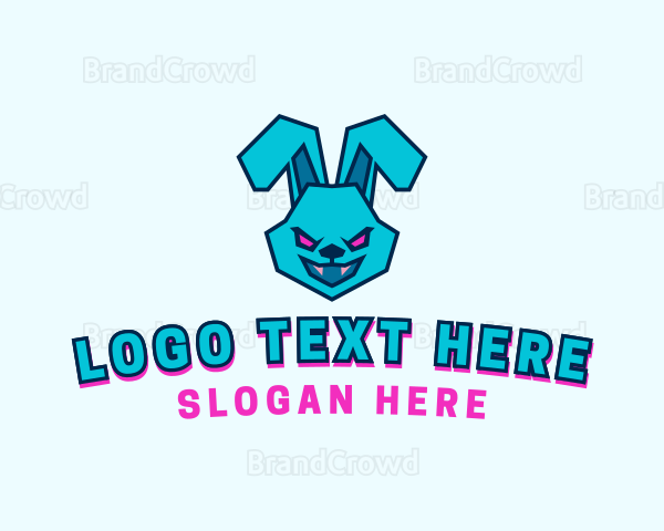 Evil Bunny Rabbit Logo