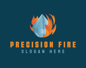 Ice Gem Fire logo design