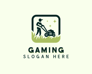 Gardening - Lawn Mower Gardener logo design