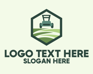 Hexagon Lawn Care  Logo