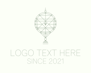 Needlecraft - Handwoven Crystal Decor logo design