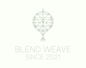 Handwoven Crystal Decor logo design