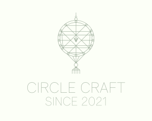 Handwoven Crystal Decor logo design