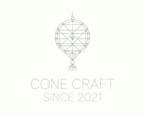 Handwoven Crystal Decor logo design