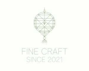 Handwoven Crystal Decor logo design