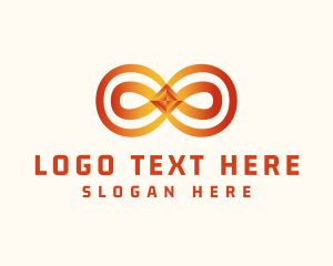 Marketing - Business Gradient Loop logo design