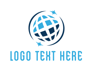Globe - Tech Business World logo design