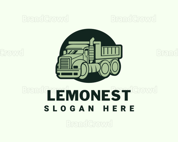 Industrial Construction Truck Logo