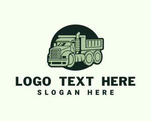 Trailer - Industrial Construction Truck logo design