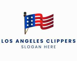 American Flag Pole Logo