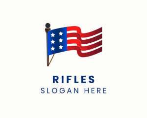 American Flag Pole Logo