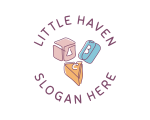 Little - Kid Toy Shapes logo design