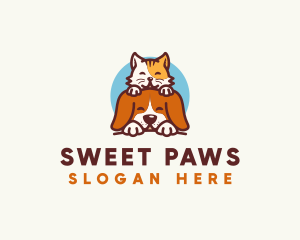 Cute - Cute Pet Cat Dog logo design