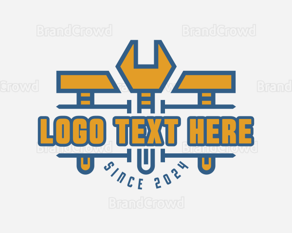 Wrench Hammer Repair Logo