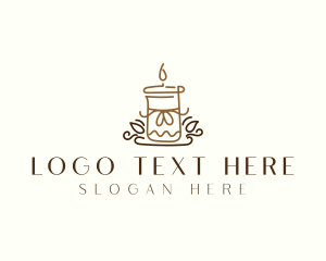 Candle Light - Candle Flame Spa logo design