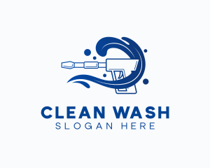 Washer - Hydraulic Pressure Washer logo design