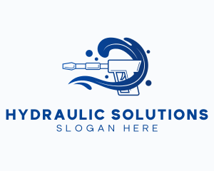 Hydraulic - Hydraulic Pressure Washer logo design