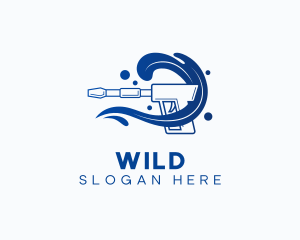 Pressure Washer - Hydraulic Pressure Washer logo design