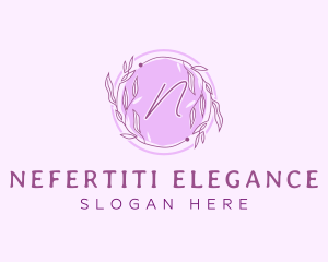 Spa Leaf Decoration logo design