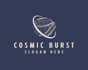 Planet Cosmic Orbit logo design