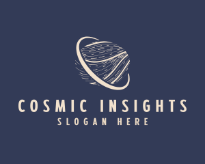 Planet Cosmic Orbit logo design