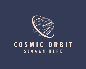Planet Cosmic Orbit logo design