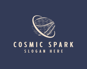 Planet Cosmic Orbit logo design