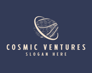 Planet Cosmic Orbit logo design