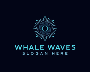 Wave Pattern Technology logo design