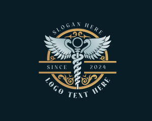 Caduceus - Medical Pharmacy Hospital logo design