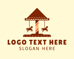 Lucha Libre - Amusement Horse Ride logo design