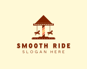 Amusement Horse Ride logo design