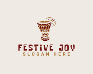 Djembe African Festival logo design