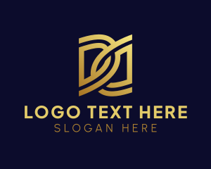 Gold Generic Business Letter D Logo