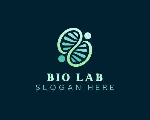 Biology - Science Biotech DNA logo design