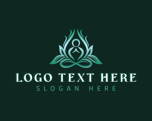 Exercise - Yoga Healing Meditation logo design