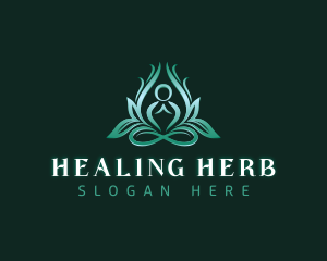 Yoga Healing Meditation logo design